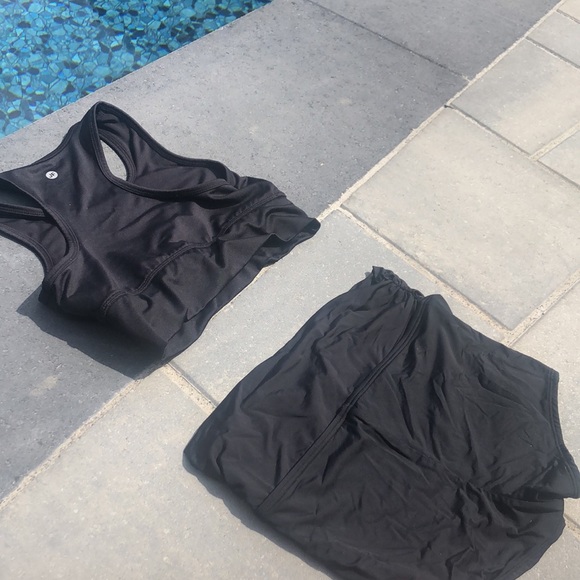 Black Joe Fresh Top & Black Shorts (Bathing Suit) - Picture 3 of 3